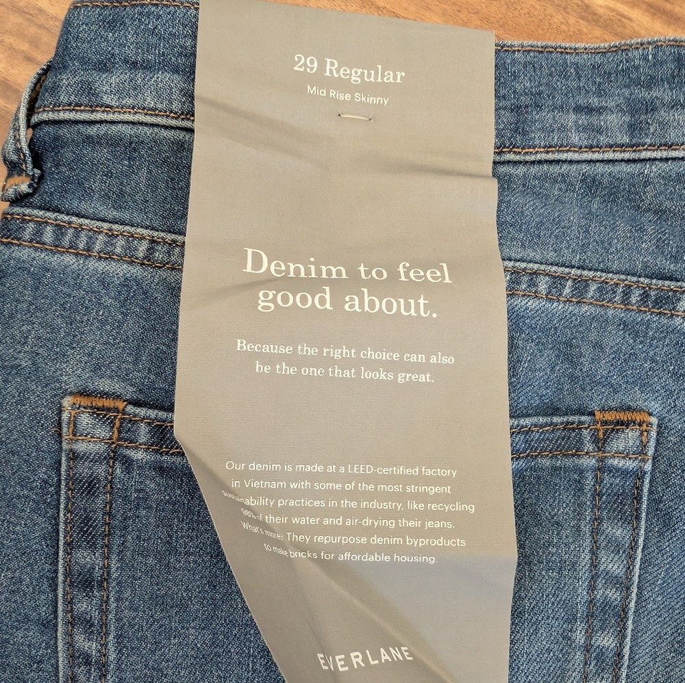 Everlane Mid Rise Jeans - Size 29 Regular - Picture 4 of 4